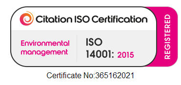 iso 14001: 2015 certificate badge