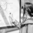 Woman looking at a map